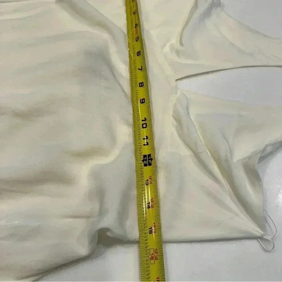 Zara trafaluc collection ivory halter top open tie back fully lined size large - Picture 8 of 12